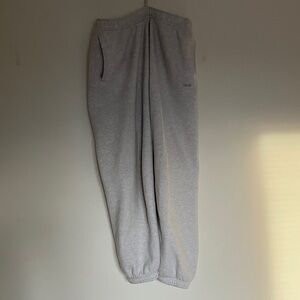 TNA Heather Gray Wide Leg Sweatpants